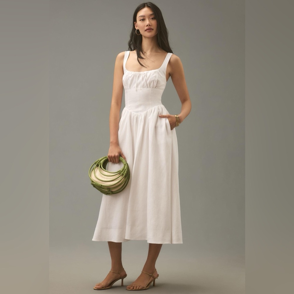 Reformation Balia Linen Dress
